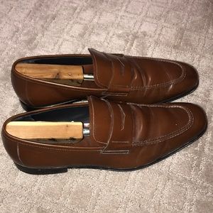 Brown Ferragamo loafers size 9.5